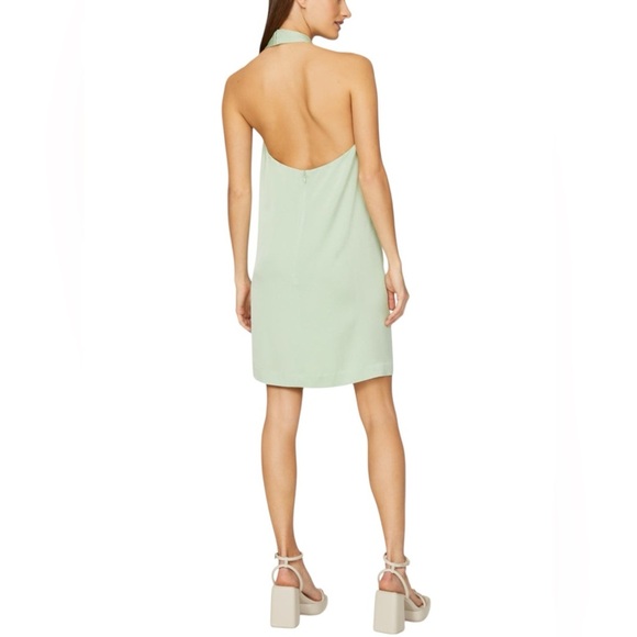 Phillip Lim Pistachio Green Halter Neck Dress Size 6 - Picture 2 of 7